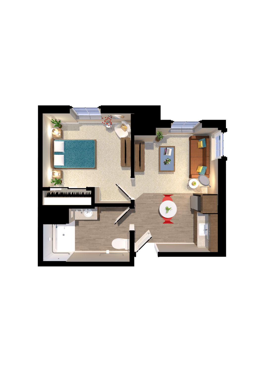 Floor Plan-Sunscape Boca Raton