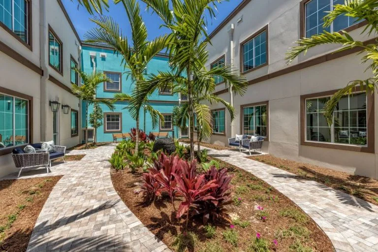 Sunscape Boca Raton Senior Living Courtyard