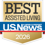 Best Assisted Living award badge from U.S. News & World Report, 2026