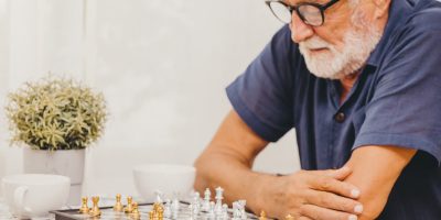 Senior Man Playing Chess_Sunscape Boca Raton