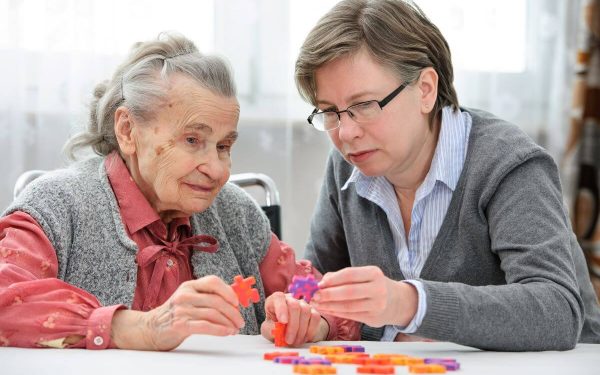 what is memory care care giver with senior